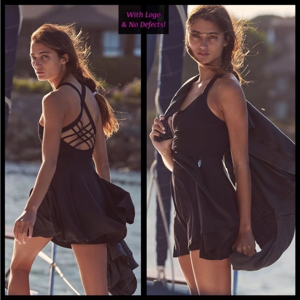 Free People Good Karma Dress In Black